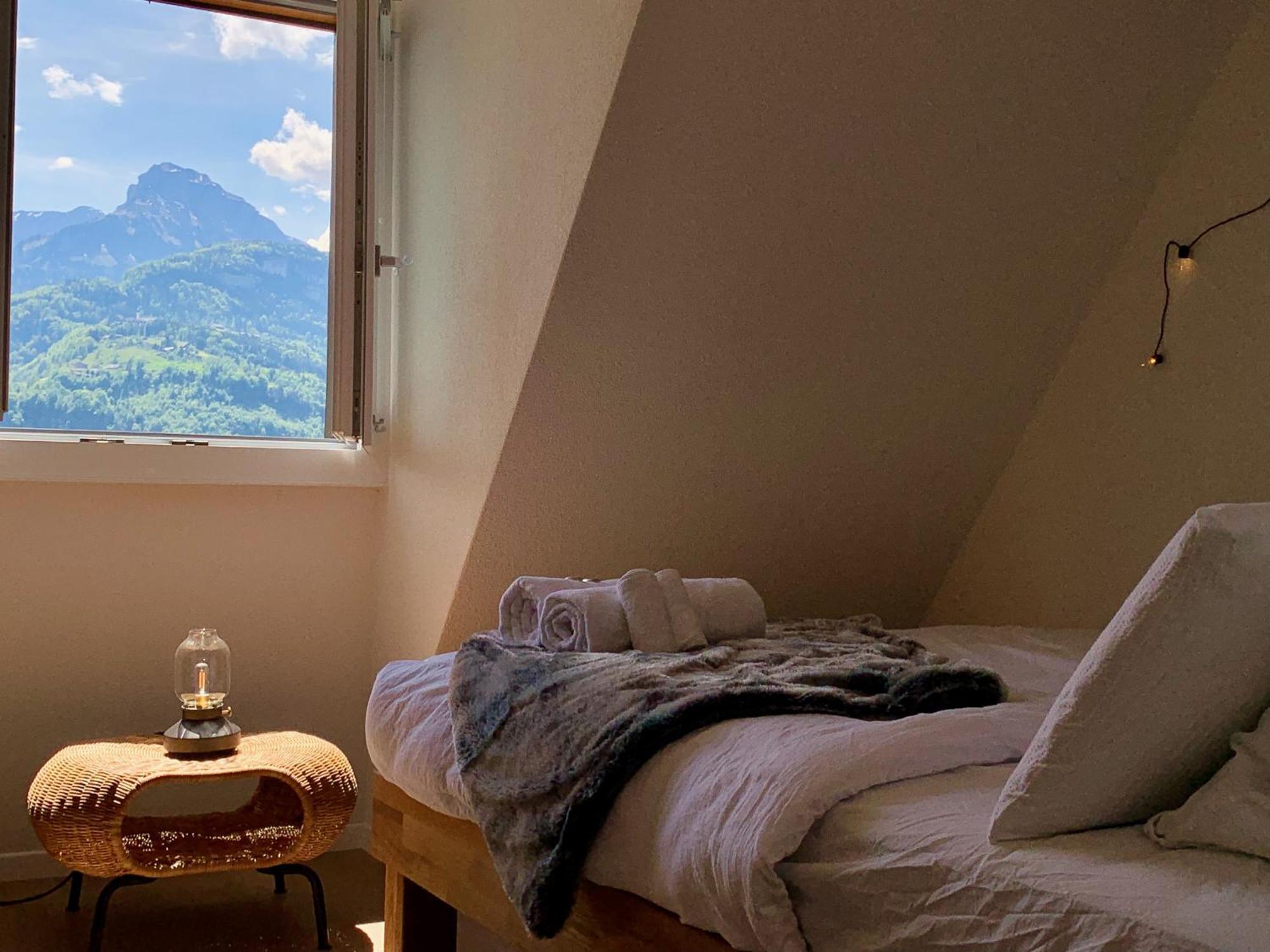 Luna O Mountainview O Pizzaoven Brunnen Eksteriør billede